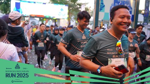 Race photo from Mangkunegaran Run 2025