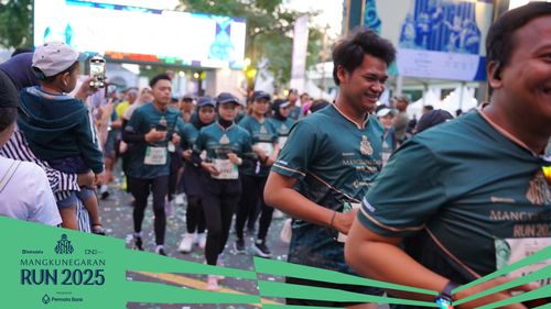 Race photo from Mangkunegaran Run 2025