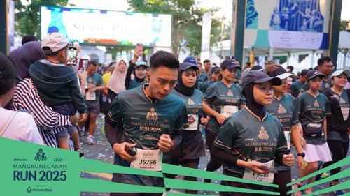 Race photo from Mangkunegaran Run 2025