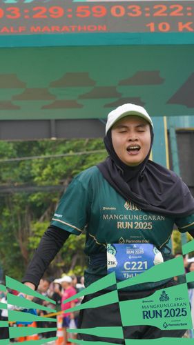 Race photo from Mangkunegaran Run 2025