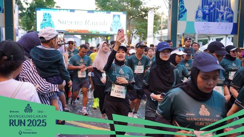 Race photo from Mangkunegaran Run 2025