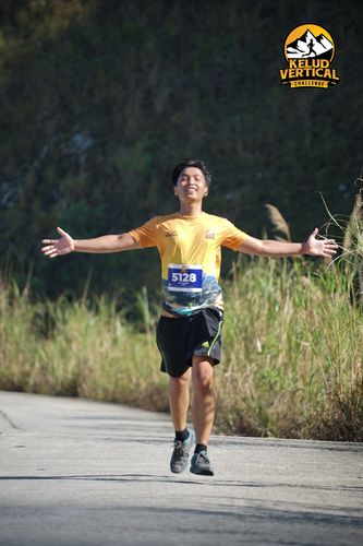 Race photo from Kelud Vertical Challenge 2024
