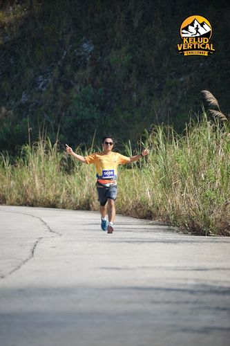 Race photo from Kelud Vertical Challenge 2024