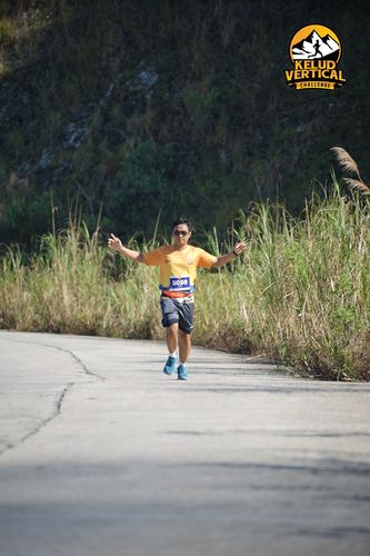 Race photo from Kelud Vertical Challenge 2024