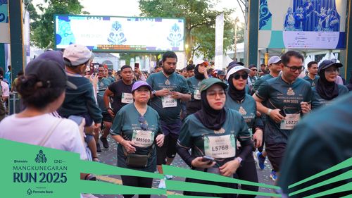 Race photo from Mangkunegaran Run 2025