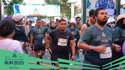 Race photo from Mangkunegaran Run 2025