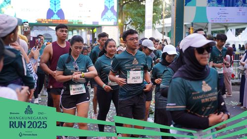 Race photo from Mangkunegaran Run 2025