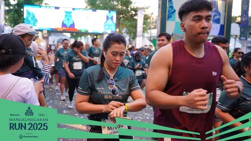 Race photo from Mangkunegaran Run 2025