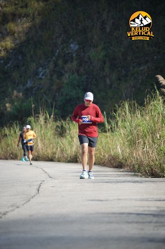 Race photo from Kelud Vertical Challenge 2024