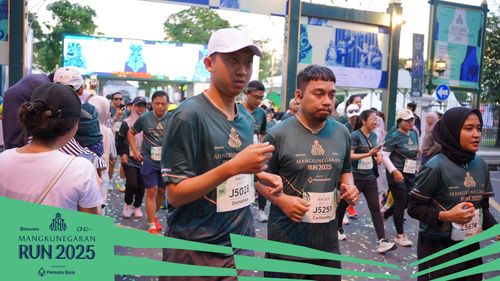 Race photo from Mangkunegaran Run 2025