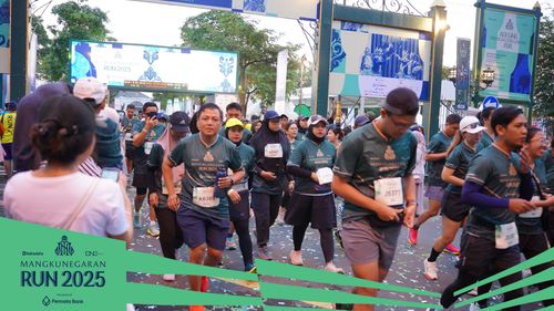 Race photo from Mangkunegaran Run 2025