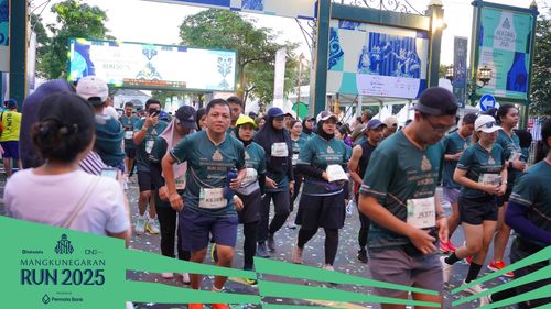 Race photo from Mangkunegaran Run 2025