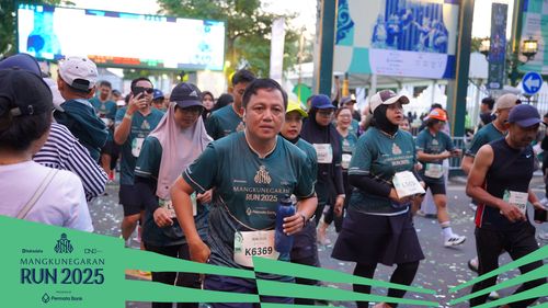 Race photo from Mangkunegaran Run 2025