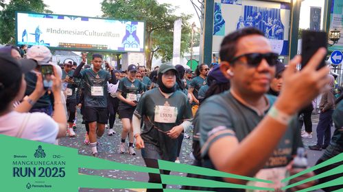 Race photo from Mangkunegaran Run 2025