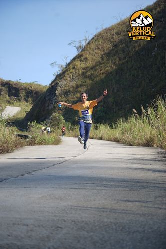 Race photo from Kelud Vertical Challenge 2024
