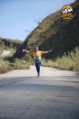 Race photo from Kelud Vertical Challenge 2024