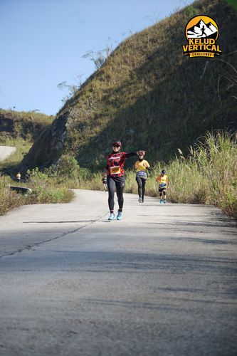 Race photo from Kelud Vertical Challenge 2024