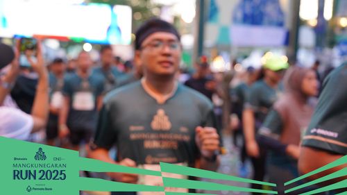 Race photo from Mangkunegaran Run 2025