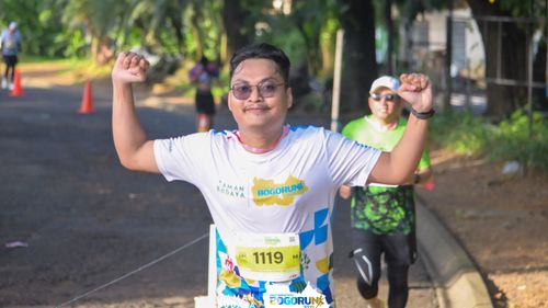 Race photo from Taman Budaya x BOGORUN 2025