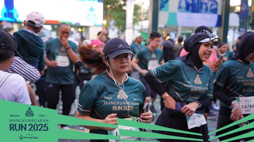 Race photo from Mangkunegaran Run 2025
