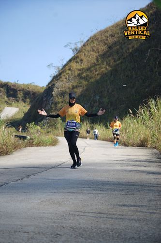 Race photo from Kelud Vertical Challenge 2024