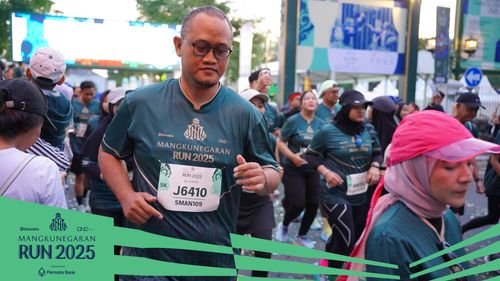 Race photo from Mangkunegaran Run 2025