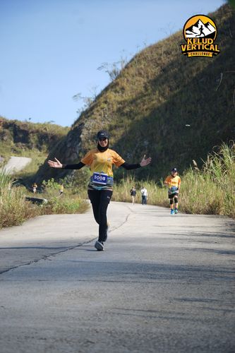 Race photo from Kelud Vertical Challenge 2024