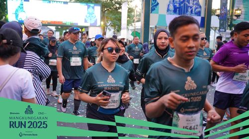 Race photo from Mangkunegaran Run 2025