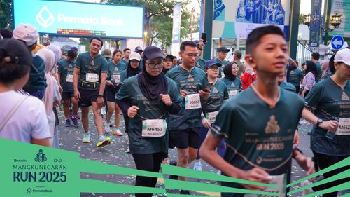 Race photo from Mangkunegaran Run 2025