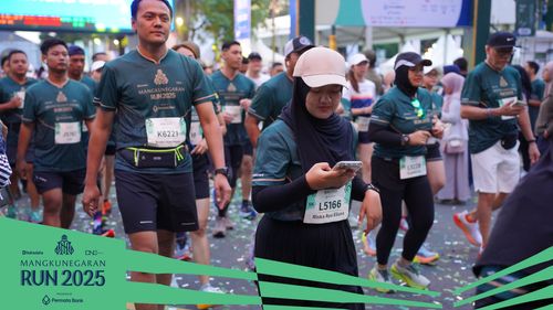 Race photo from Mangkunegaran Run 2025