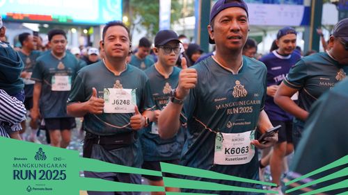 Race photo from Mangkunegaran Run 2025