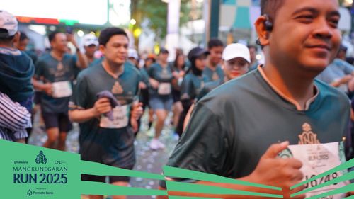 Race photo from Mangkunegaran Run 2025