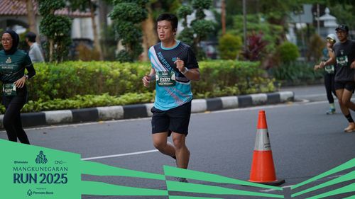 Race photo from Mangkunegaran Run 2025