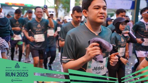 Race photo from Mangkunegaran Run 2025