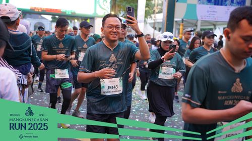 Race photo from Mangkunegaran Run 2025