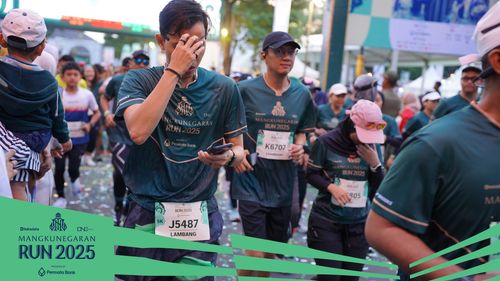 Race photo from Mangkunegaran Run 2025