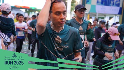Race photo from Mangkunegaran Run 2025