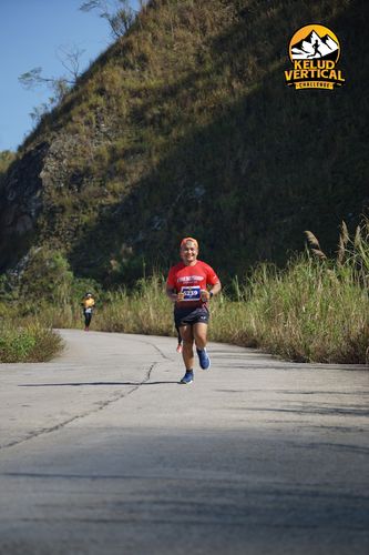 Race photo from Kelud Vertical Challenge 2024