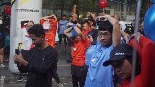 Race photo from Happy One Decade Unpad Runner