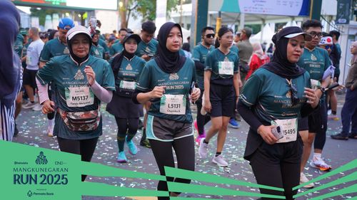 Race photo from Mangkunegaran Run 2025