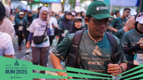 Race photo from Mangkunegaran Run 2025