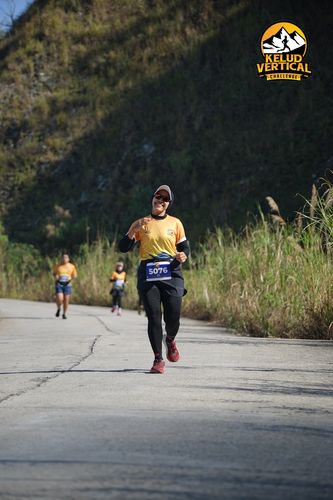 Race photo from Kelud Vertical Challenge 2024