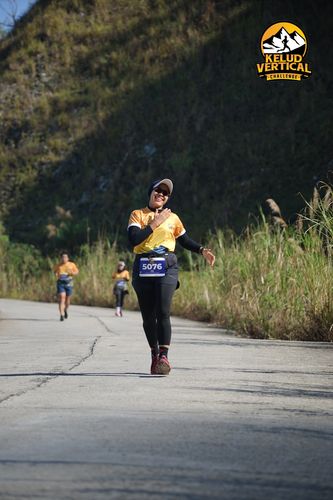 Race photo from Kelud Vertical Challenge 2024