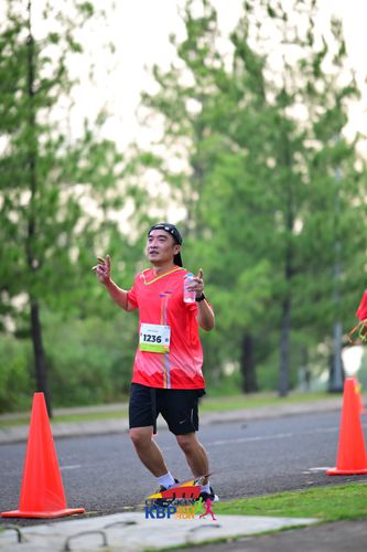 Race photo from CISANGKAN KBP CITY RUN 2025