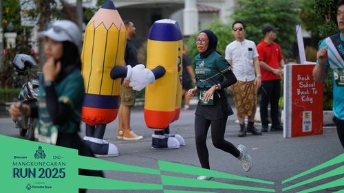 Race photo from Mangkunegaran Run 2025