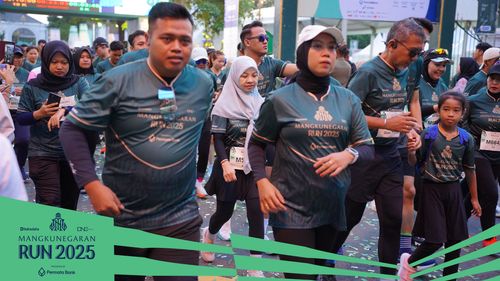 Race photo from Mangkunegaran Run 2025