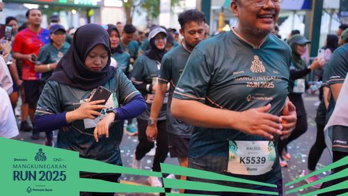 Race photo from Mangkunegaran Run 2025