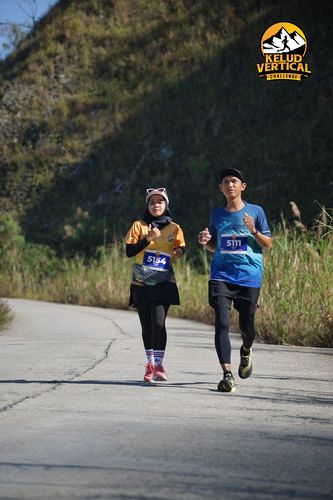 Race photo from Kelud Vertical Challenge 2024