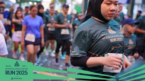 Race photo from Mangkunegaran Run 2025