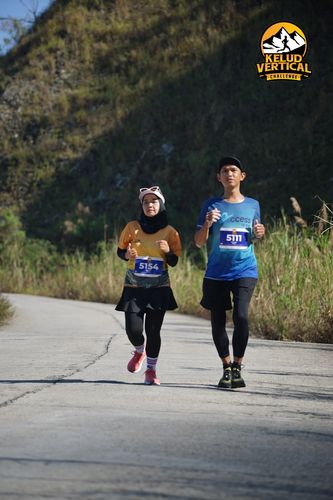 Race photo from Kelud Vertical Challenge 2024